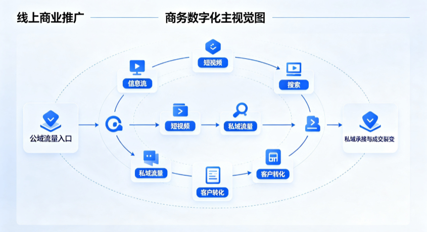 宣武区线上商业推广怎么做？全域流量闭环搭建与低成本转化实战指南
